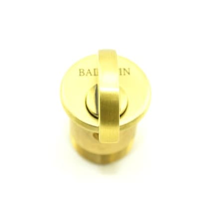 Baldwin Satin Brass with Brown Turns Satin Brass with Brown 8444.060